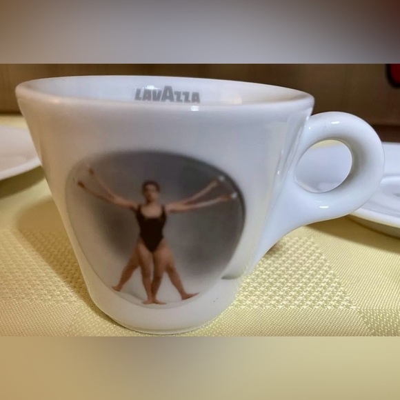 Set Of Two Lavazza The Italian Espresso Experience Cup Saucer D’Ancap Tazzine - Picture 6 of 8
